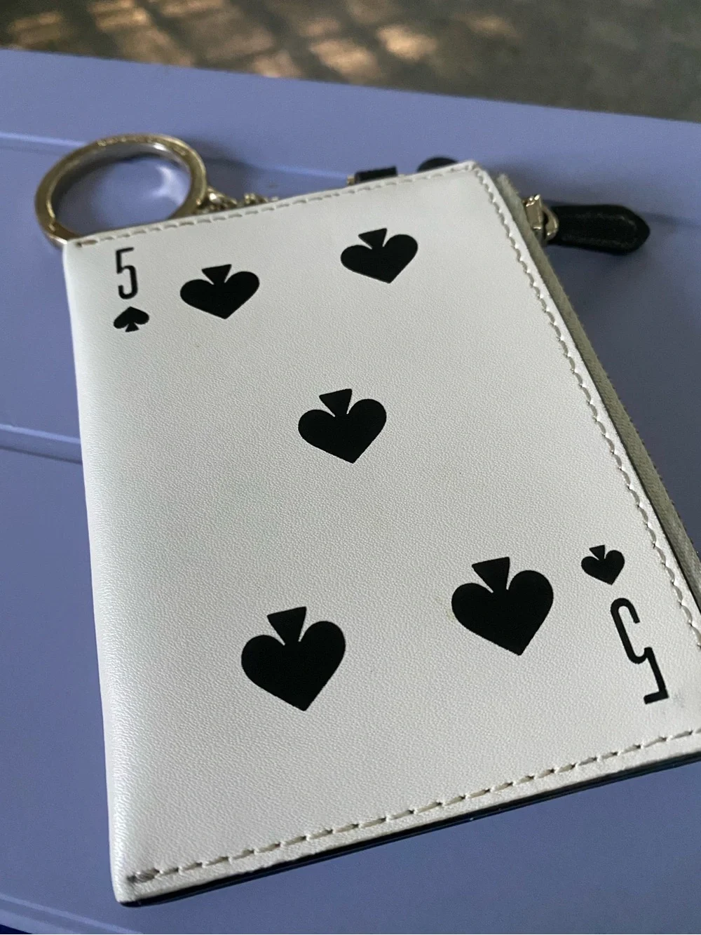 Kate Spade Lucky Draw Medium L-Zip Card Holder